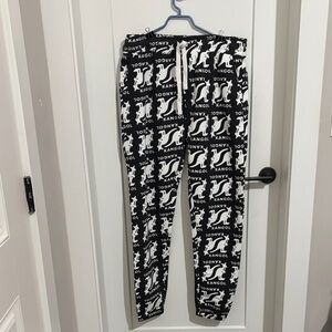 Kangol Monochrome Logo Print Joggers NWT